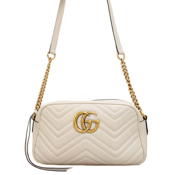 Gucci Handbags - Gucci GG Marmont Quilted Small Shoulder Bag